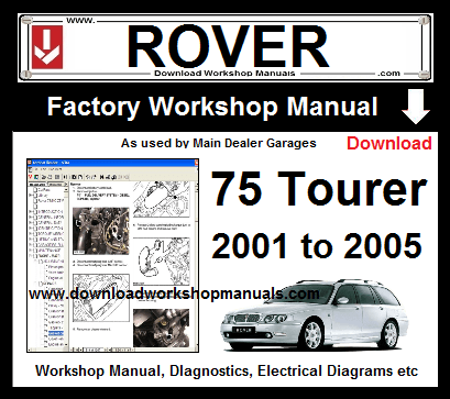 Rover 75 Tourer Service Repair Workshop Manual Download